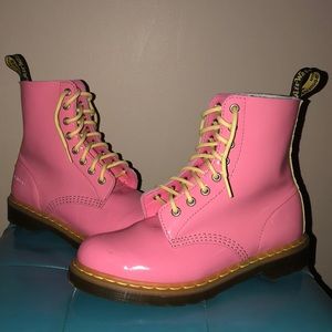 Pink & Yellow Doc Martens! 24 HOUR PRICE DROP!